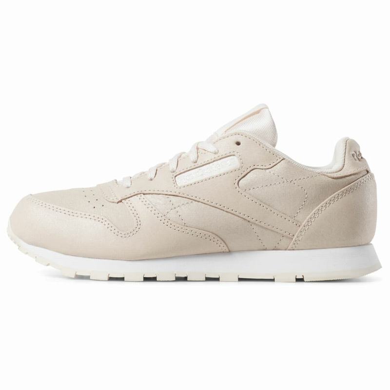 Reebok Classic Leather Tenisky Dievcenske - Ruzove/Biele TV7642HW